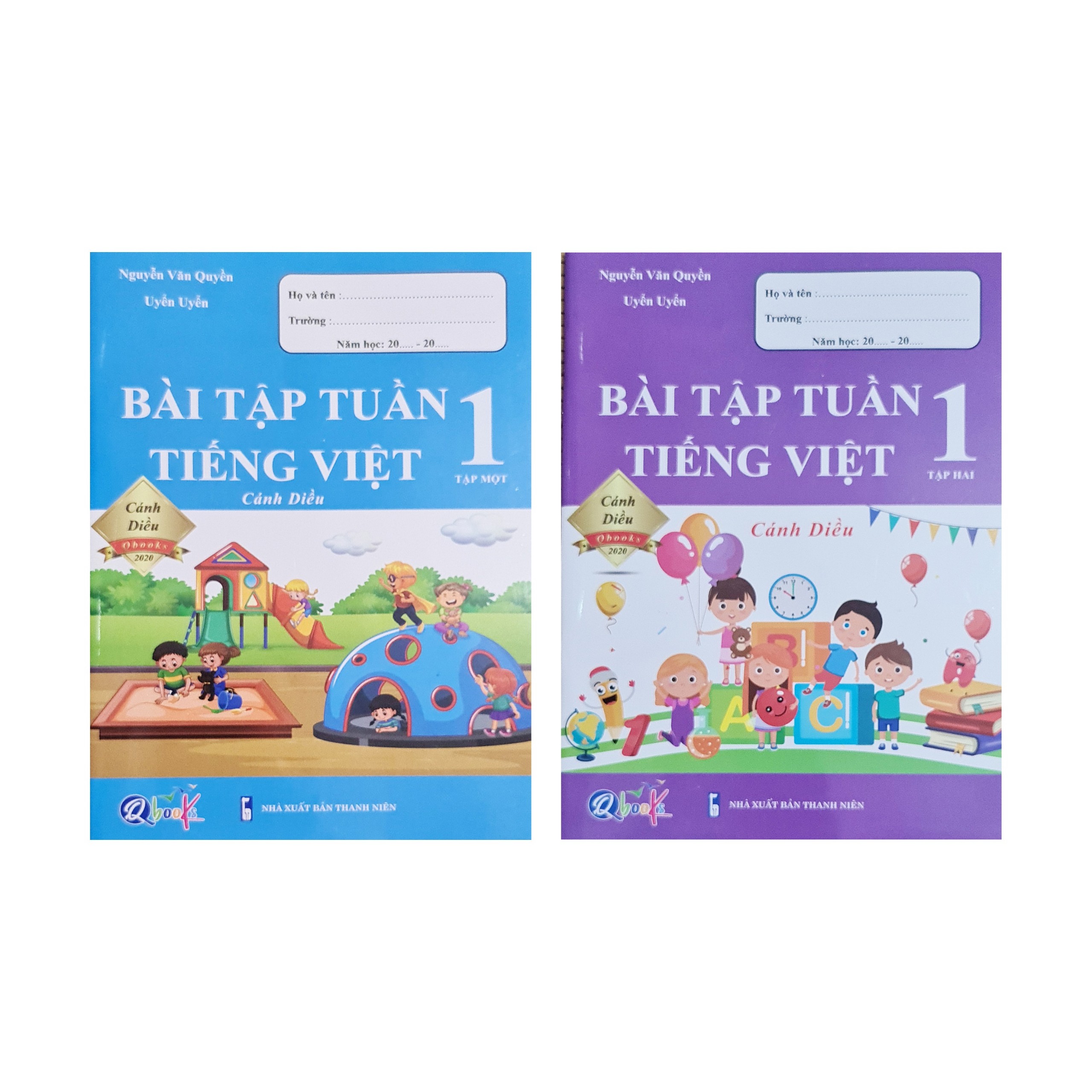 Combo Sách - Bài tập tuần Tiếng Việt 1 tập 1 + 2