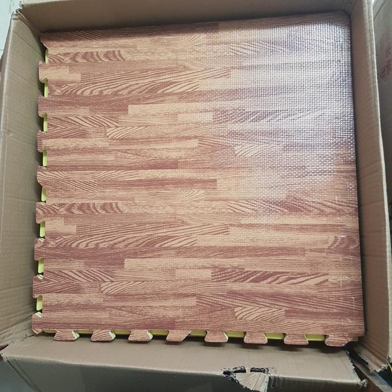 Thảm Xốp Ghép Lót Sàn Vân Gỗ, Hoạt Hình Kích Thước 60×60 CM