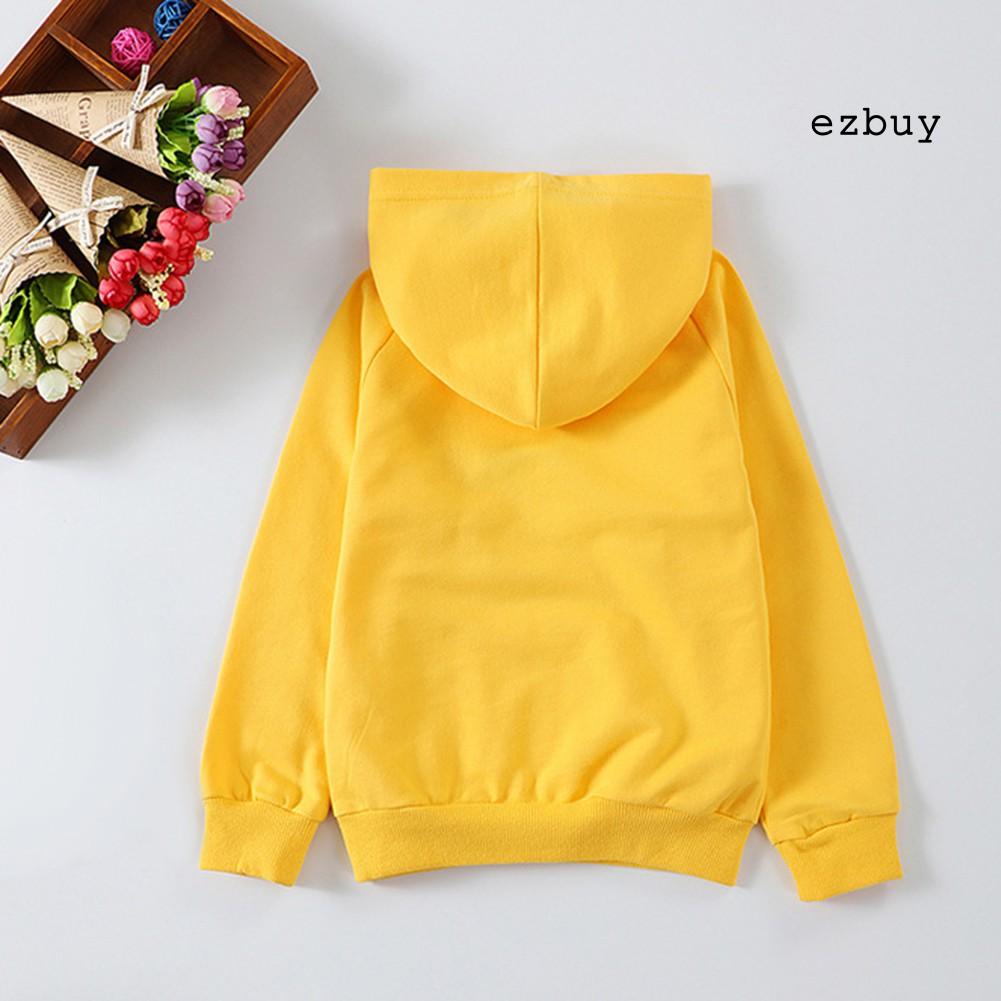 Áo Hoodie Tay Dài In Chữ Cho Bé