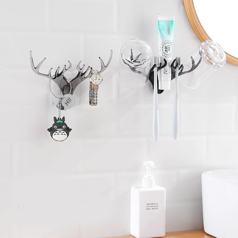 Móc Dán Tường Sừng Hươu - Móc Treo Decor trang trí nhà cửa Duashop