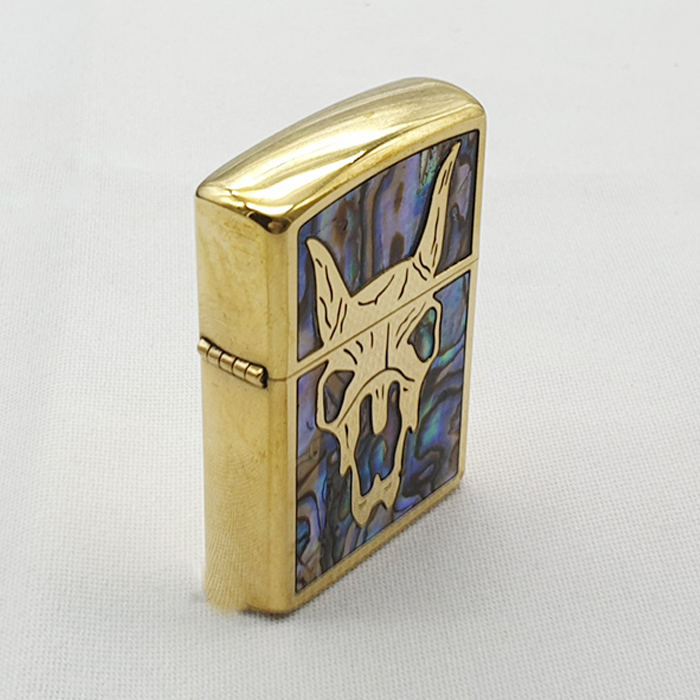 Vỏ Hột Quẹt Bật Lửa Xăng Đá Zorro Z91593Khảm Trai Cao Cao Cấp Dùng Xăng Bấc Đá - Nhiều Họa Tiết