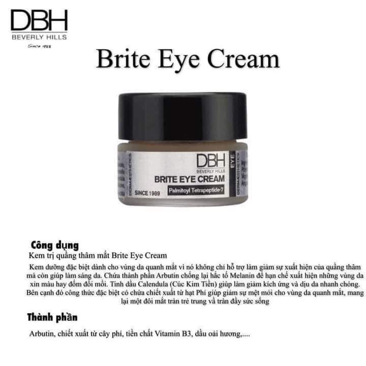 KEM DƯỠNG MẮT BRITE EYE CREAM