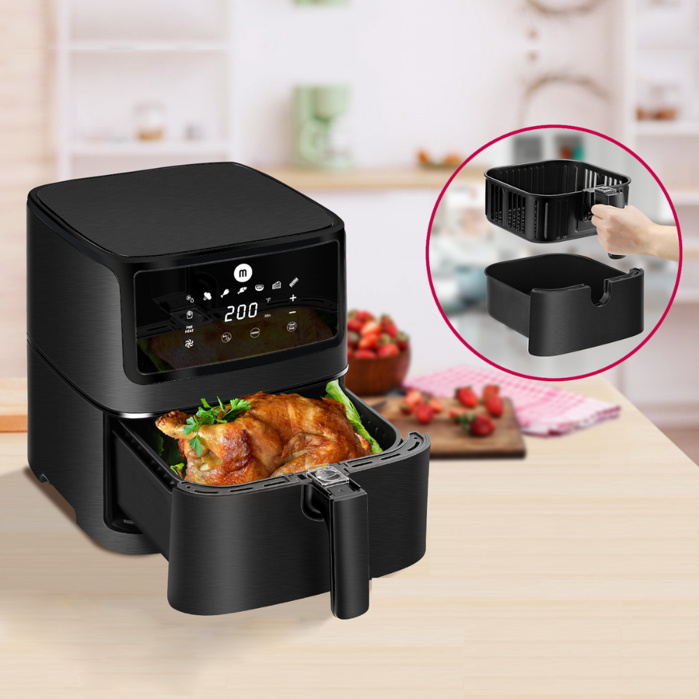 Nồi chiên không dầu 5.5L điện tử Mishio MK284 - Hàng chính hãng