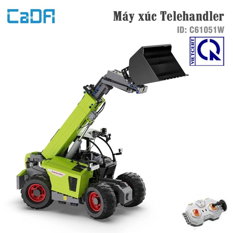 Bộ Đồ Chơi Lắp Ráp Máy Xúc Telehandler Có Điều Khiển - CADA C61051W