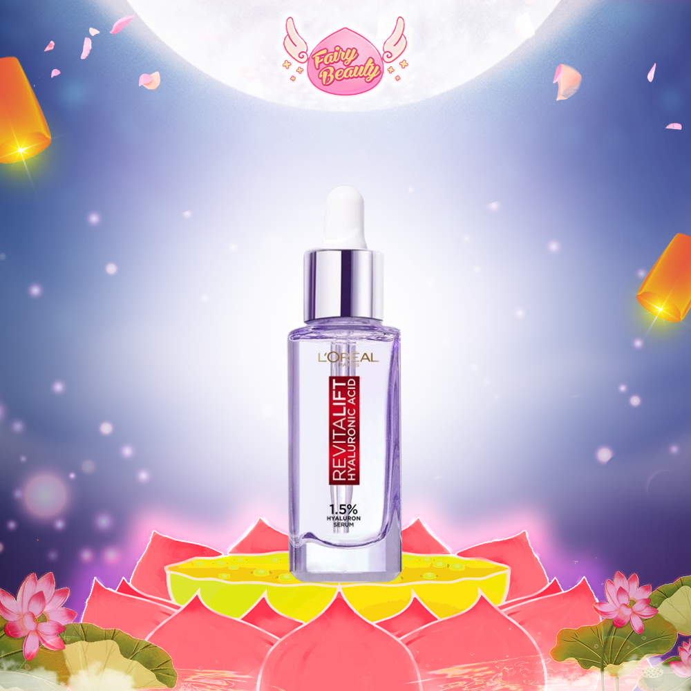 [L'OREAL PARIS] Tinh Chất HA Giúp Phục Hồi, Siêu Cấp Ẩm Mềm Mịn Làn Da Revitalift Pure Hyaluronic Acid 1.5% 30/15/7.5ml