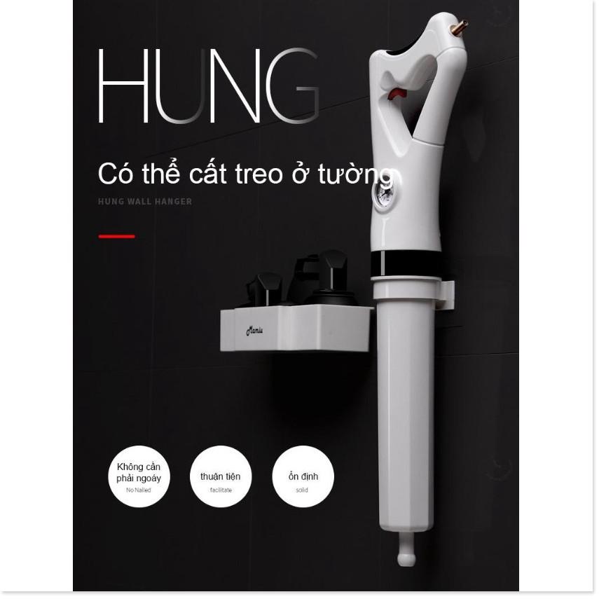 Máy thông tắc bồn cầu, bồn rửa chén với một nút ấn