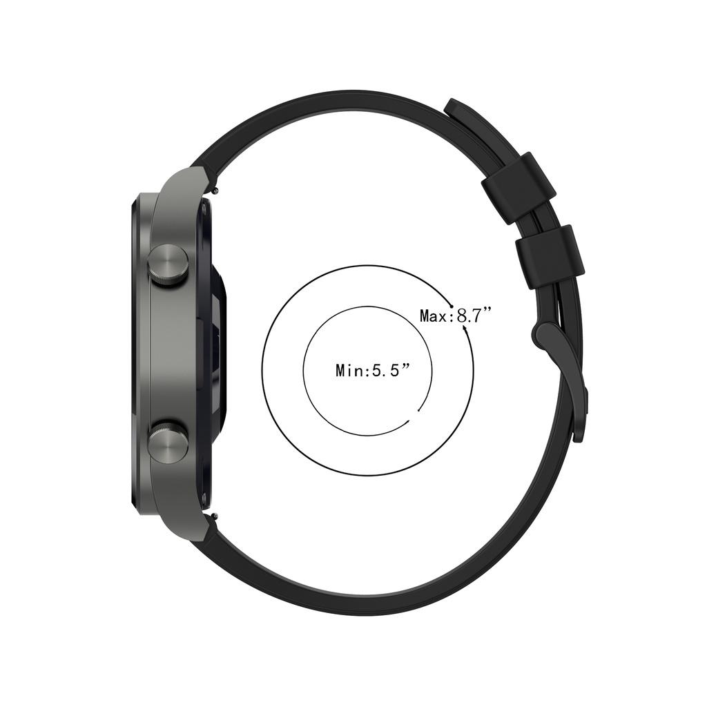 Dây Đeo Silicon 22mm Cho Đồng Hồ Thông Minh Huami Amazfit Stratos 2 2s 3 Pace