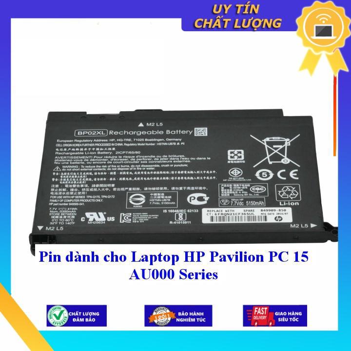 Pin dùng cho Laptop HP Pavilion PC 15 AU000 Series - Hàng Nhập Khẩu New Seal