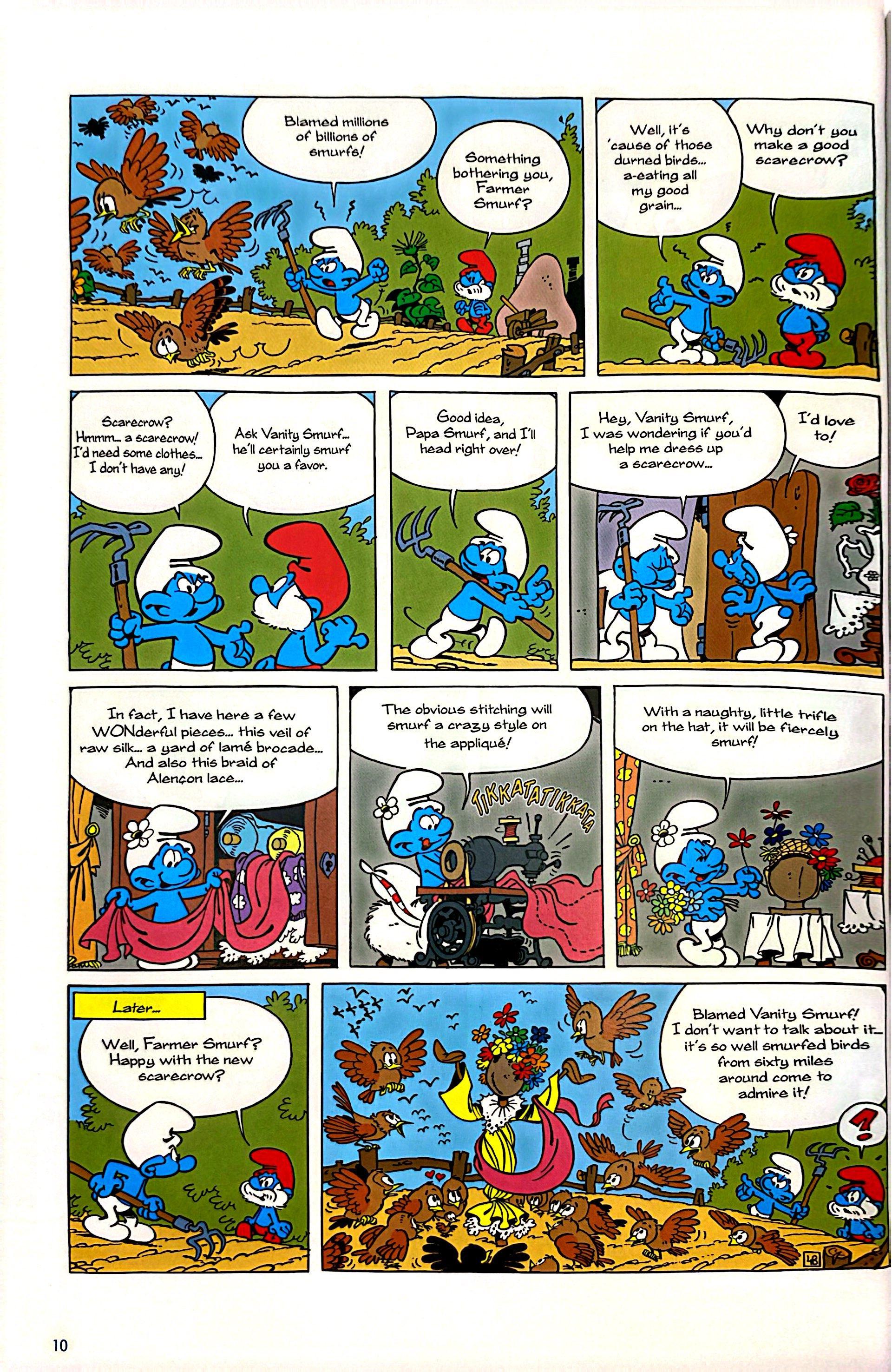 Sách ngoại văn: The Smurfs 3-In-1 #4 - The Return Of Smurfette, The Smurf Olympics, And Smurf Vs Smurf