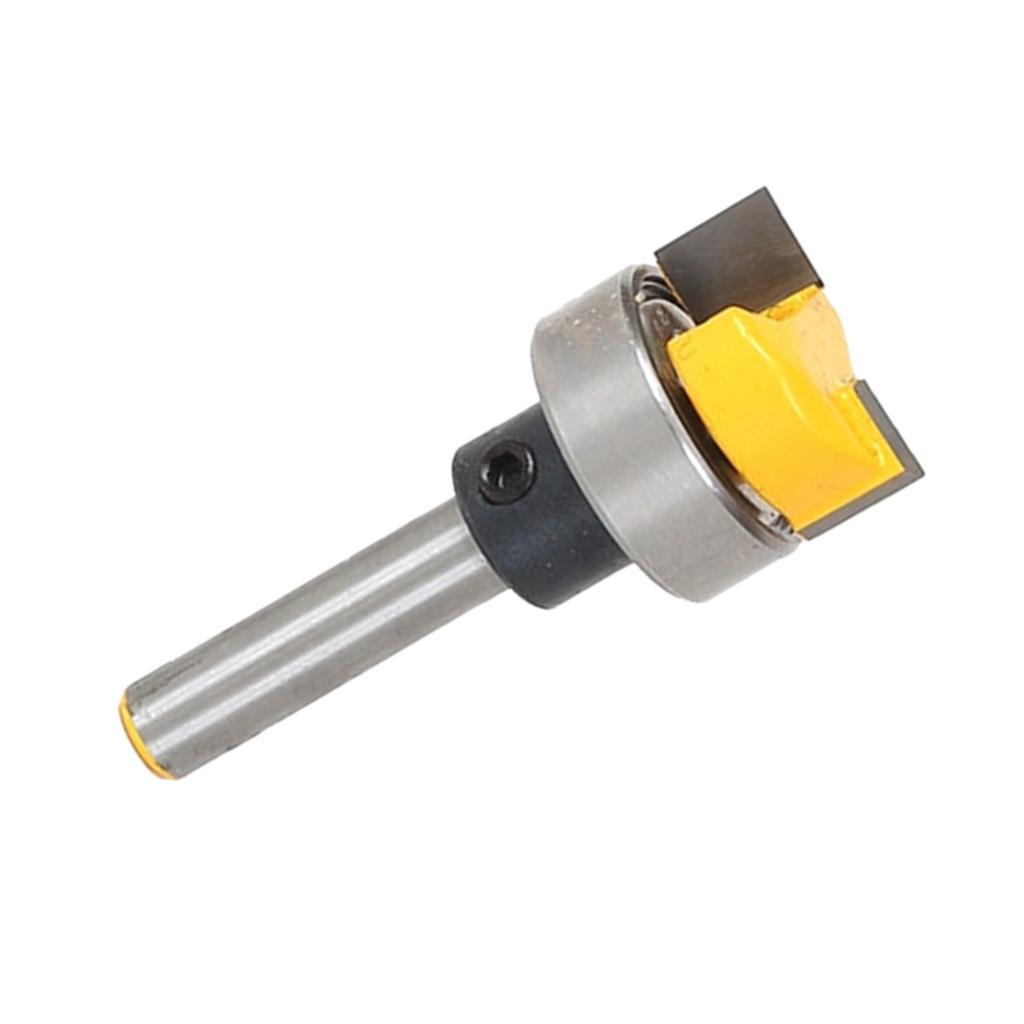 10X Carbide Flush Trim Router Bit - 1/4" Shank - Professional Woodworking Tools