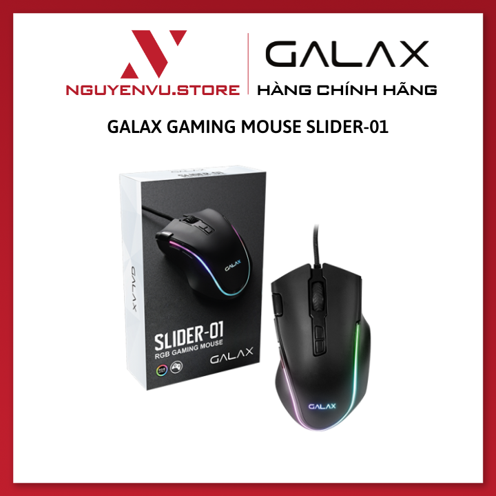 Chuột Gaming Galax SLIDER-01 RGB - Hàng chính hãng