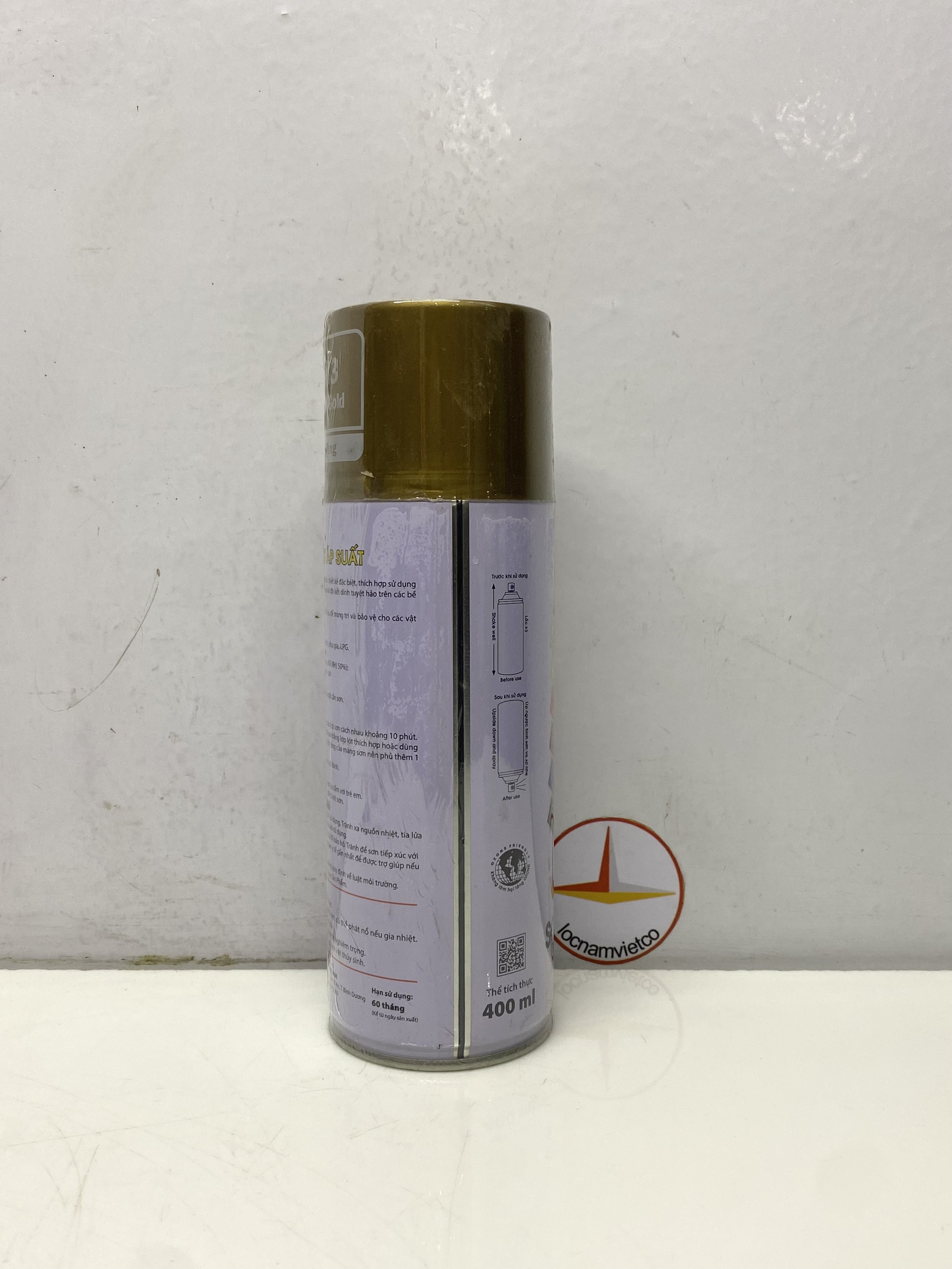 Sơn xịt mạ vàng Win màu Pearl Gold K83 400ml