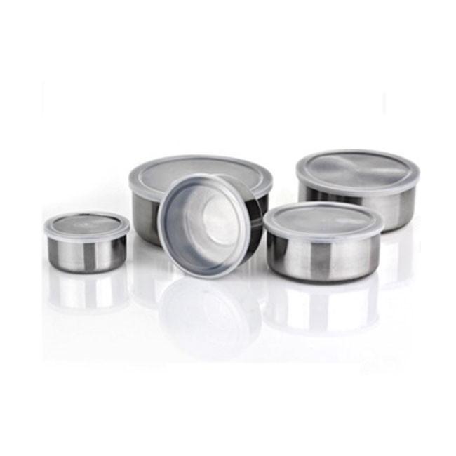 Bộ 5 hộp đựng thực phẩm inox