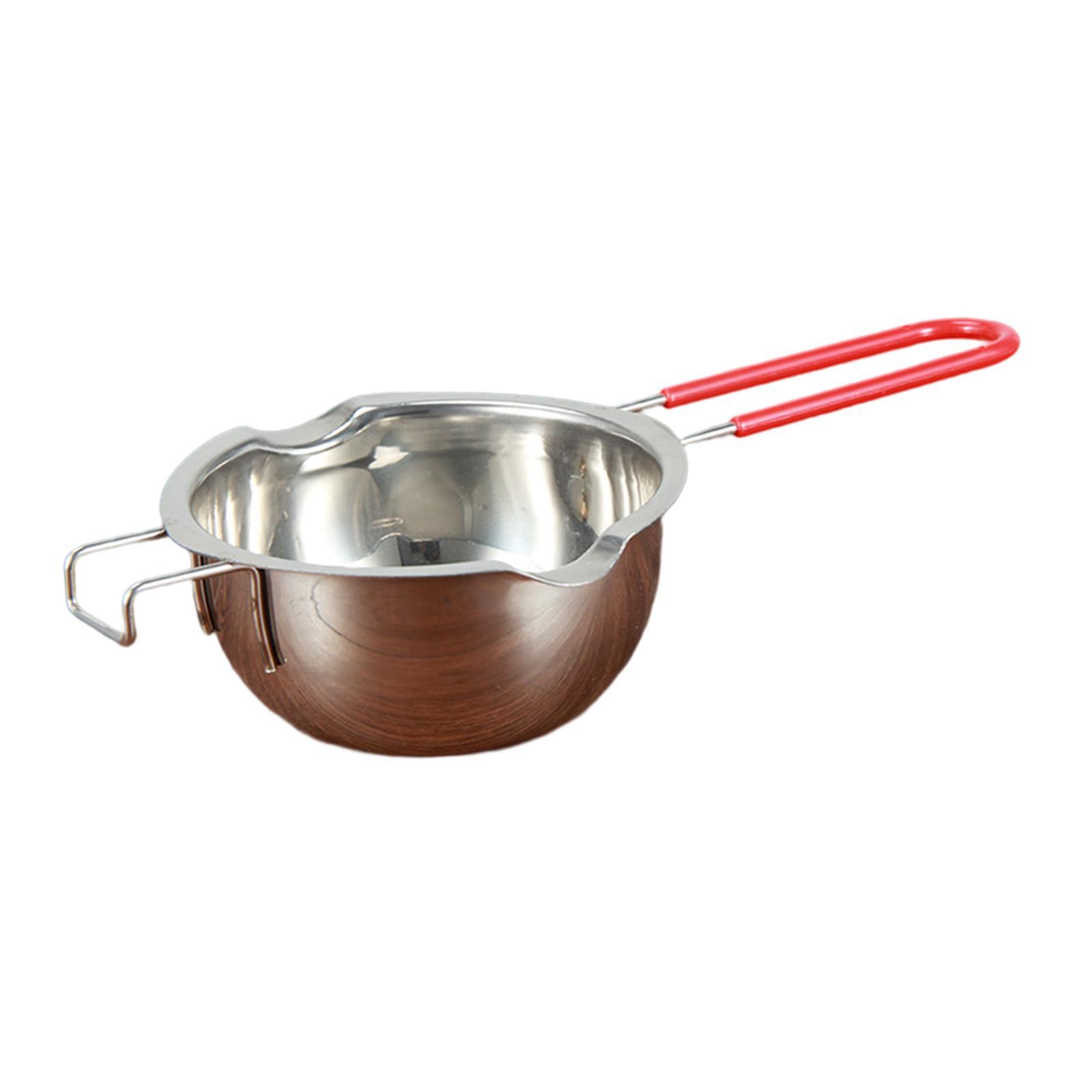 Melting Boiling Pot Double Spout Butter Melting Pot for Outdoor Home Cooking