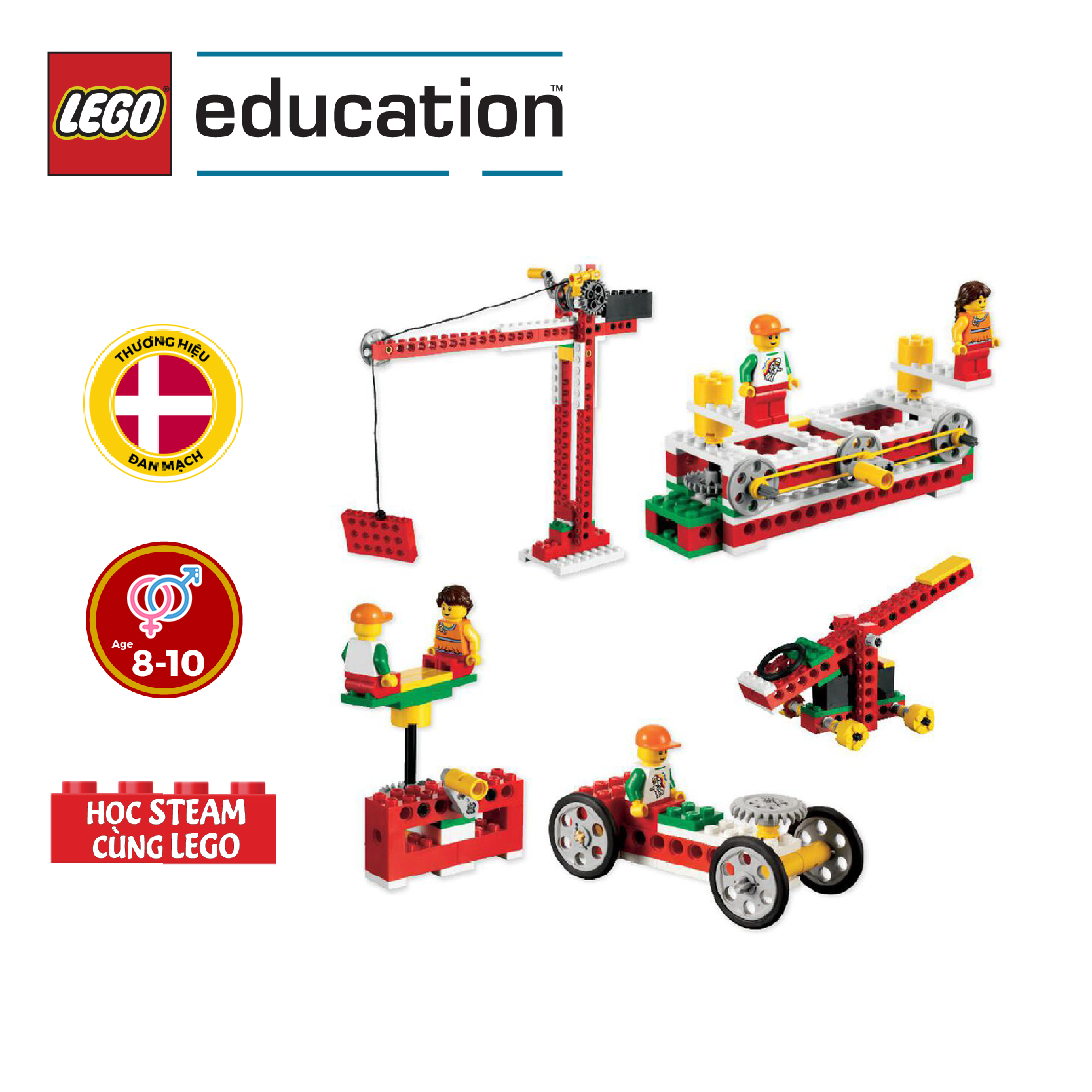 Đồ Chơi LEGO EDUCATION Bộ Kỹ Sư Cơ Khí L3-L5 9689