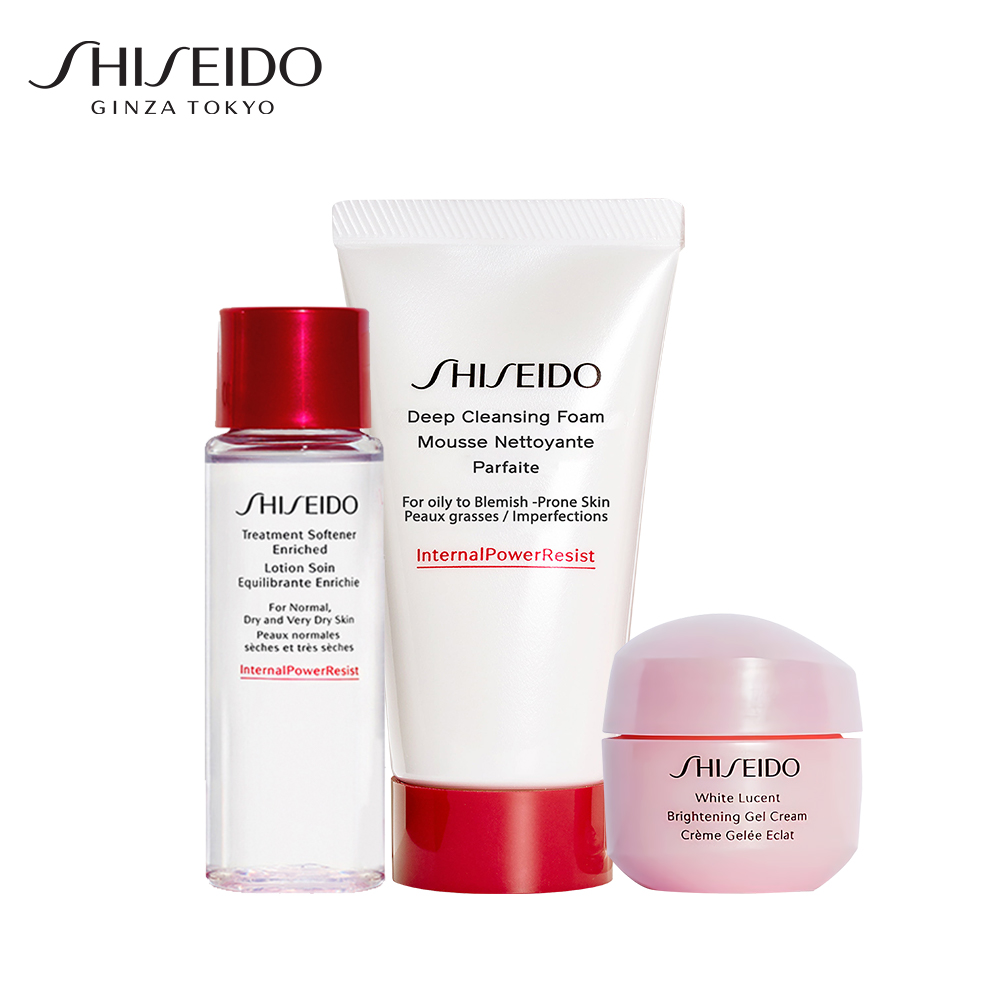 Bộ sản phẩm Gel dưỡng trắng da Shiseido White Lucent Brightening Gel Cream 50ml