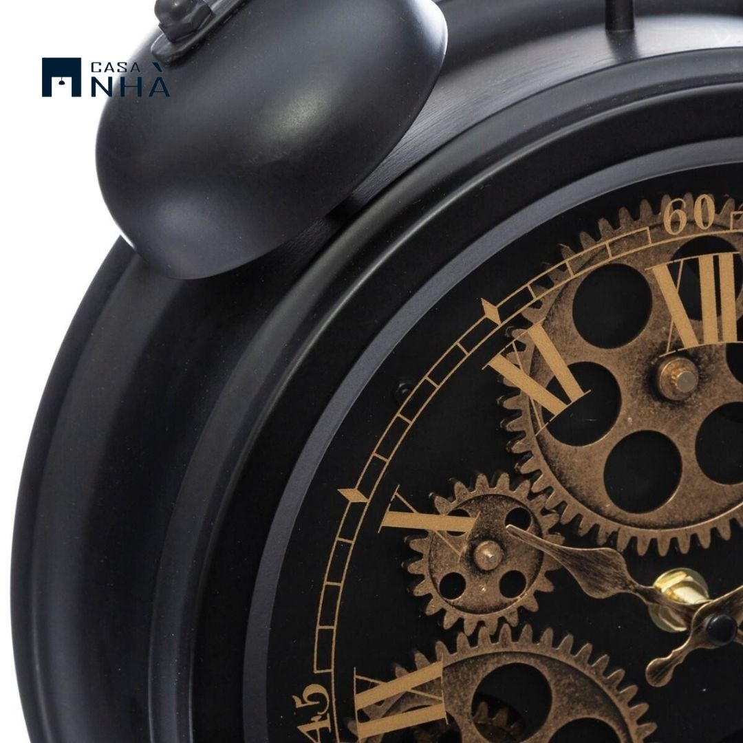 Đồng hồ để bàn phong cách Industrialist MECA CLOCK