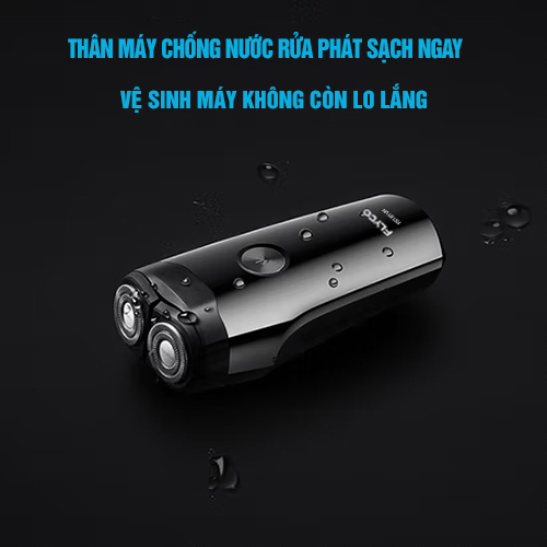 Máy Cạo Râu 2 Lưỡi Kép Flyco FS181VN Kháng Nước IPX7 Lưỡi Cạo 3D  -  Hàng chính hãng