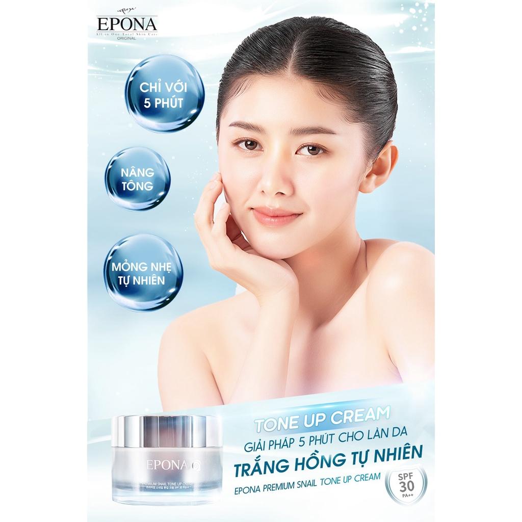 Combo Kem Nâng Tone, Dưỡng Trắng Phục Hôi Da Epona 50ml