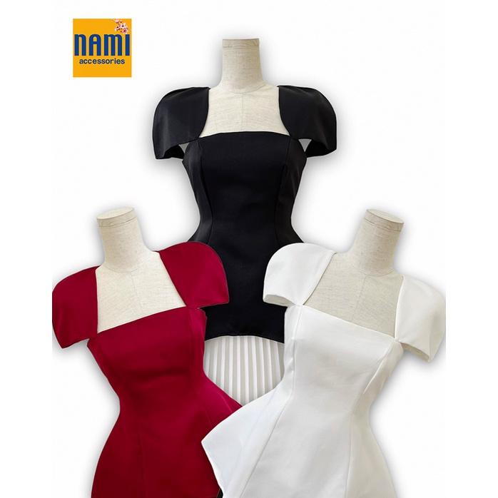 Áo peplum tay búp outfit sang chảnh điệu đà Nanami - ATNU053
