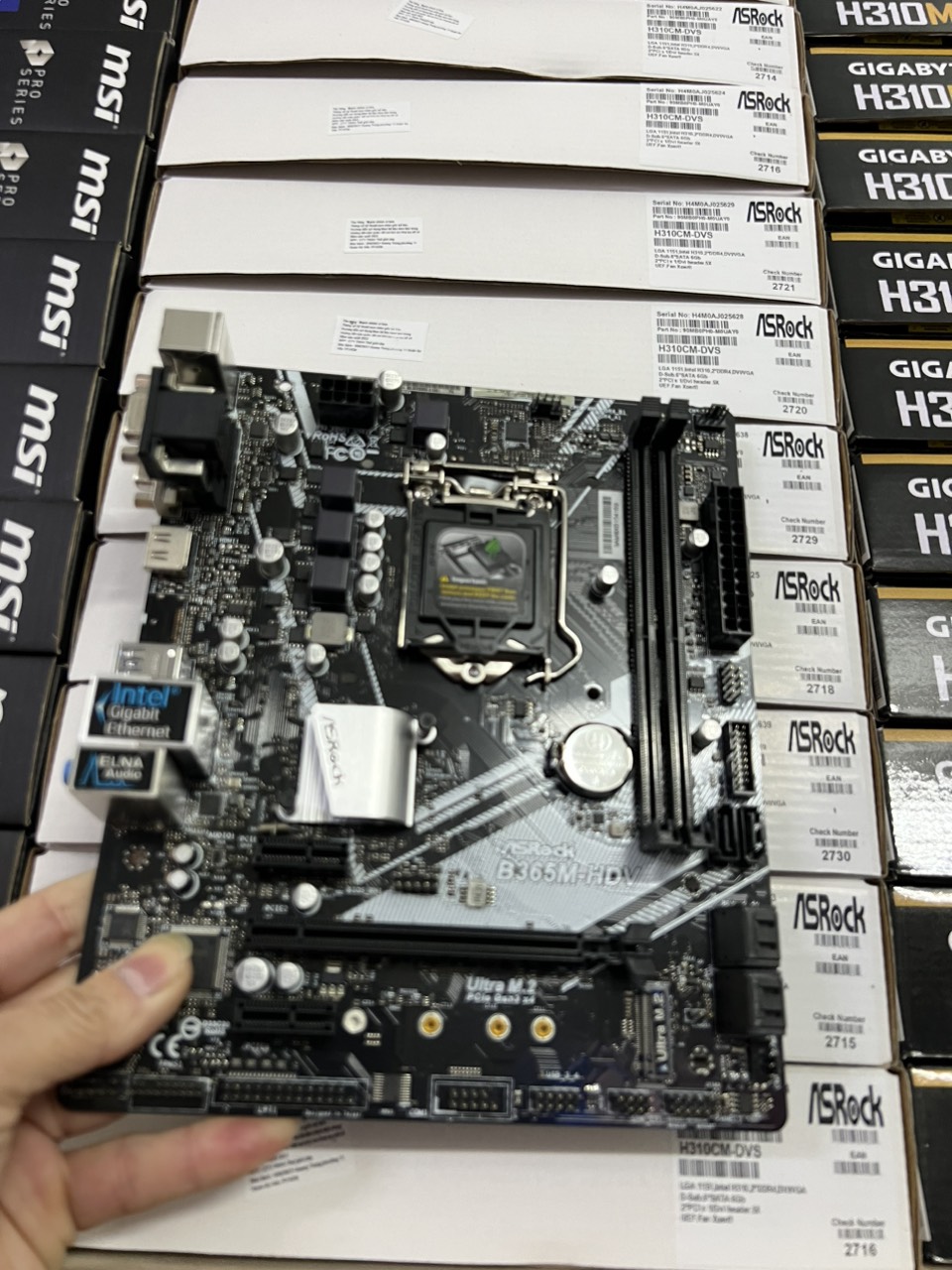 Bo Mạch Chủ (Mainboard) Asrock B365M-HDV - HÀNG CHÍNH HÃNG