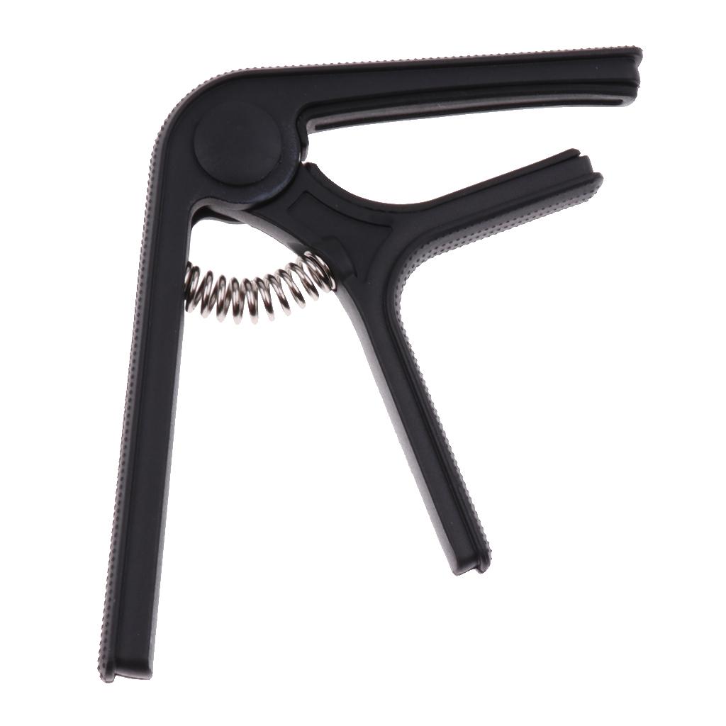 Acoustic Folk Guitar Capo Tuner Trigger Quick Change Clamp Key Clip