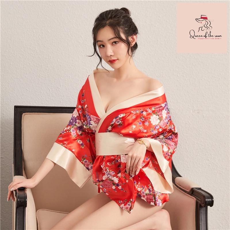 Váy ngủ Kimono phong cách nhật bản quyến rũ