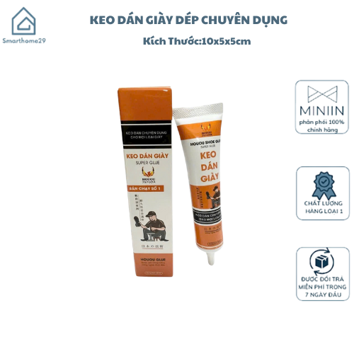 Keo Dán Giày Dép Chuyên Dụng 60ml – Keo Dán Giày Siêu Dính, Dính Chắc, Kèm Phụ Kiện - HÀNG CHÍNH HÃNG MINIIN