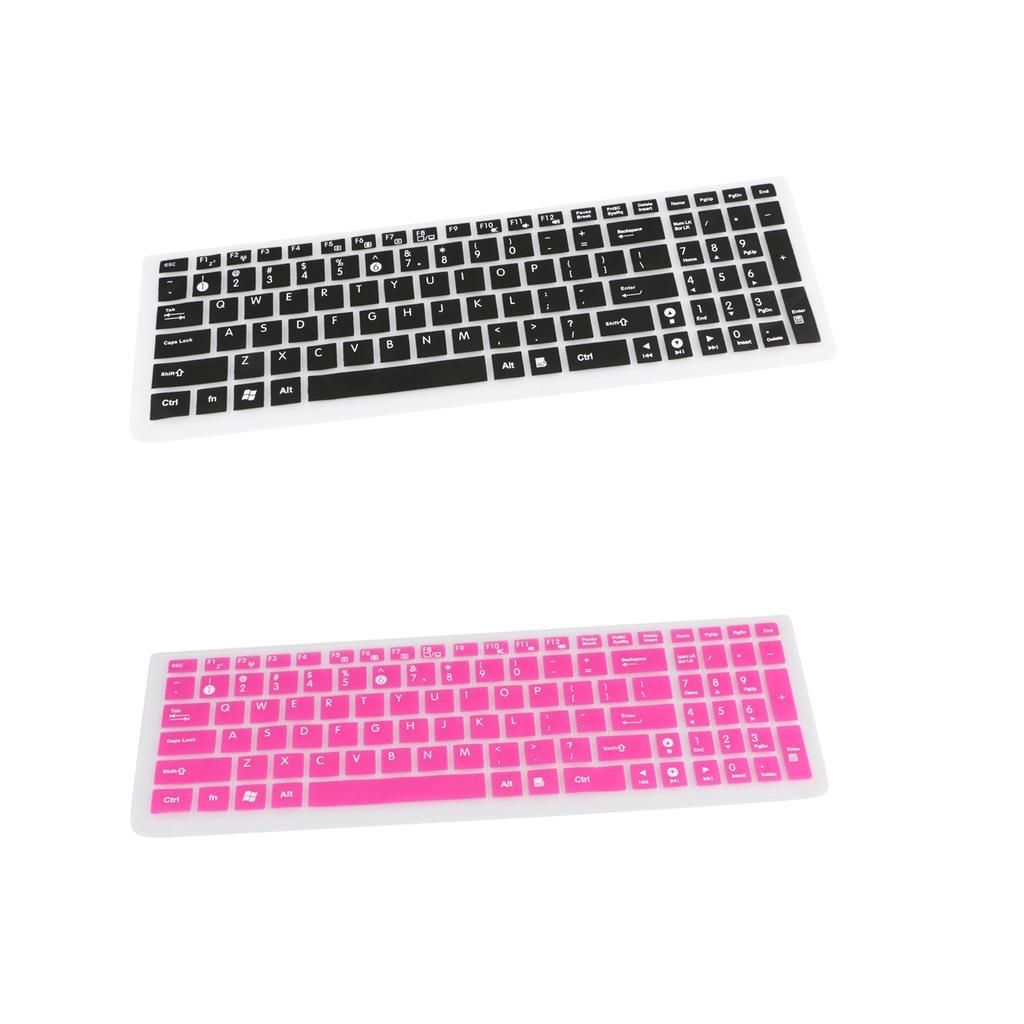 2 Pack Premium  Thin Keyboard Cover Skin Fits for ASUS Laptop Notebook