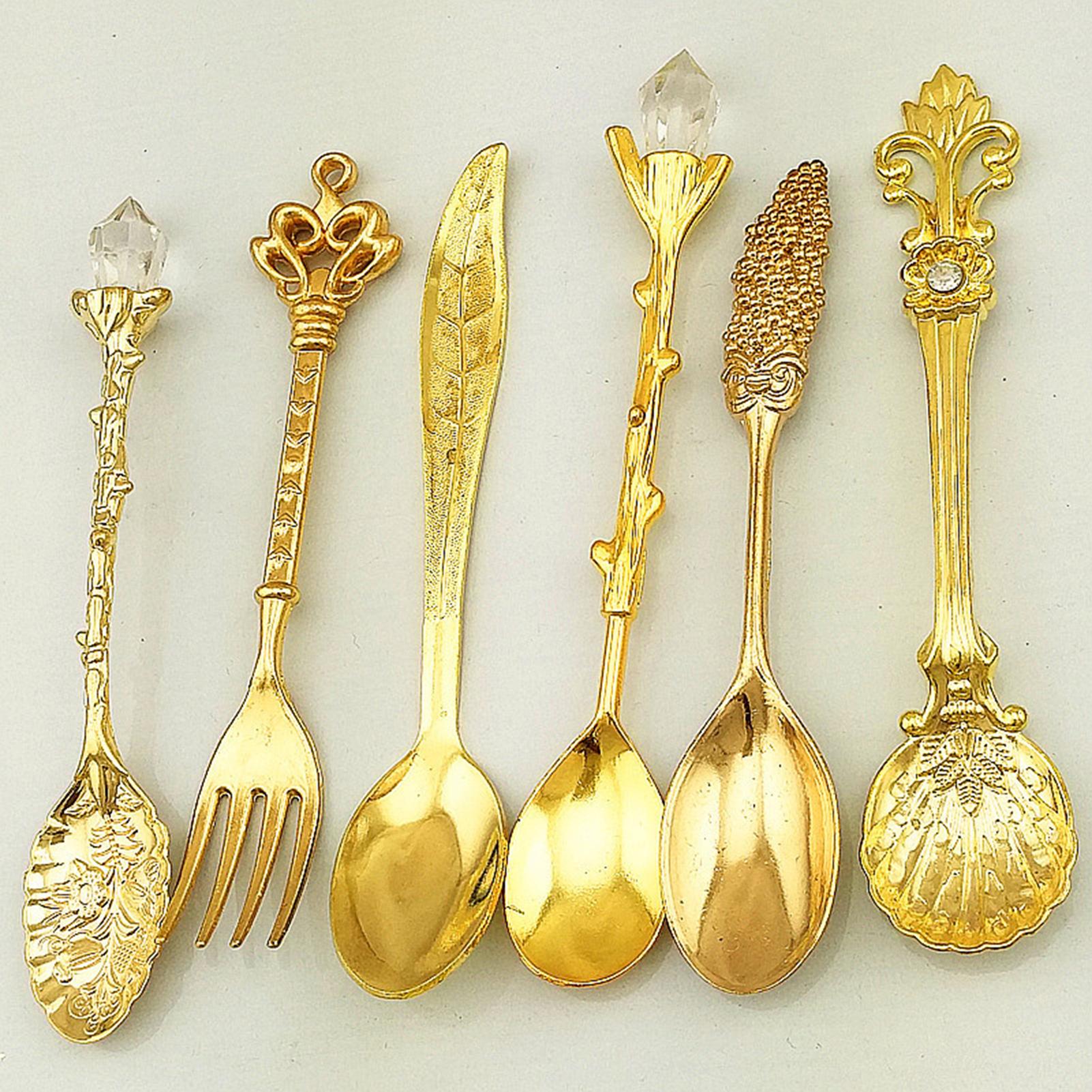 6 cái Bộ Đồ Ăn Gồm Nĩa, Dao Cắt, Muỗng