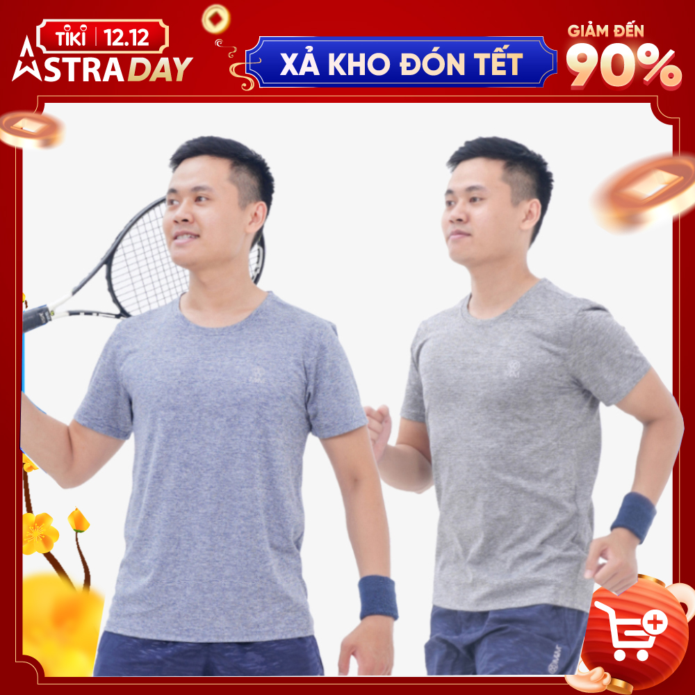 Combo 2 Áo thun thể thao nam MRM Active Pro thấm hút mồ hôi tốt co dãn thoải mái vận động