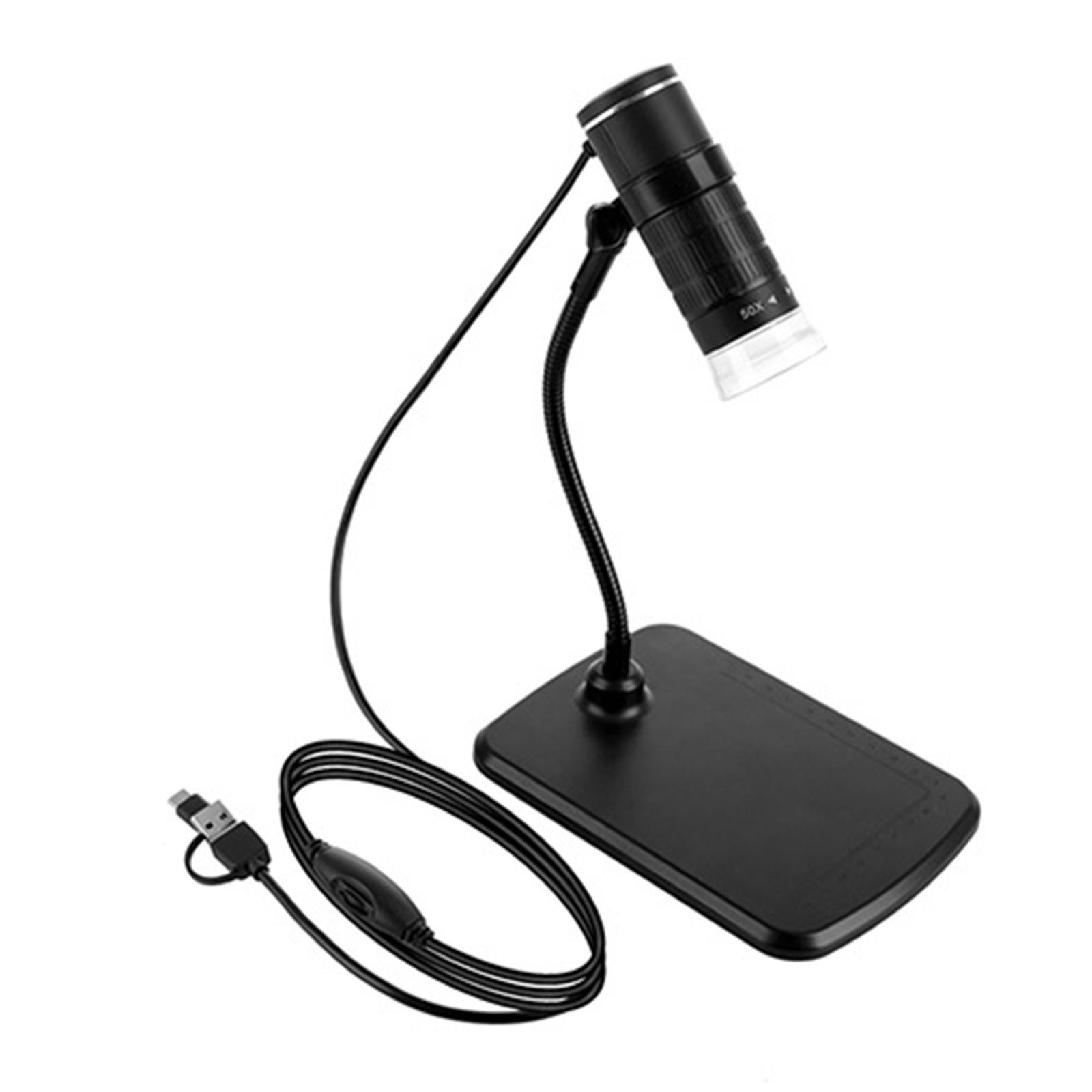 1000x USB Digital Microscope, Phone Microscope, Camera Phones Magnifier, Portable 8 LED Inspection Camera HD for Android Smartphone