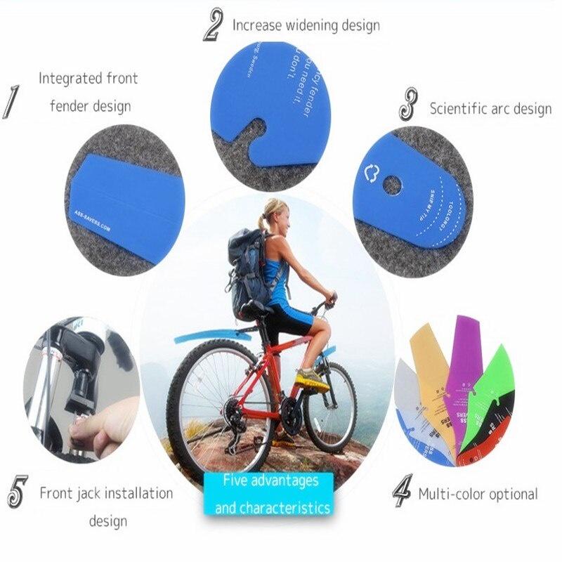 MTB Road Bicycle Mudguard Bike Fender Removable Fenders Wings Ass Savers Fenders MTB Bike Parts Accessories