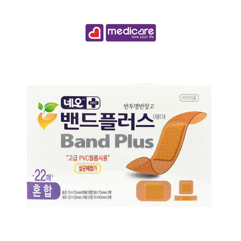 Băng Dán Cá Nhân Neo Band Plus A Bandage - 0132887 Assorted