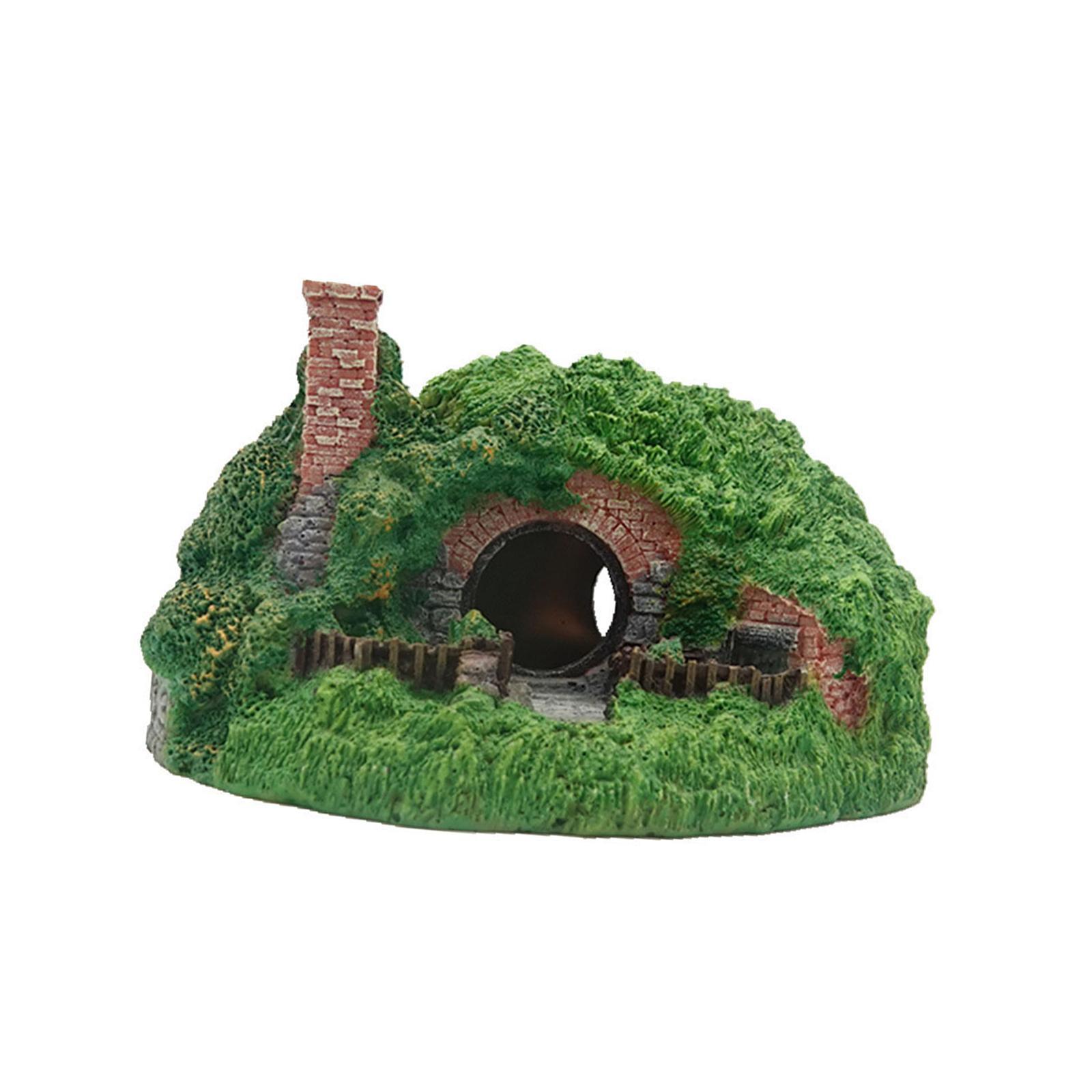 Aquarium Cave Cave Hideout for Amphibians Supplies Habitat Decor Hiding Cave
