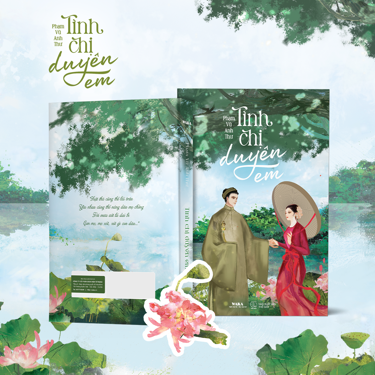 Sách - Tình Chị Duyên Em - Tặng Kèm Bookmark Bế Hình Hoa Sen + Postcard In Hai Mặt