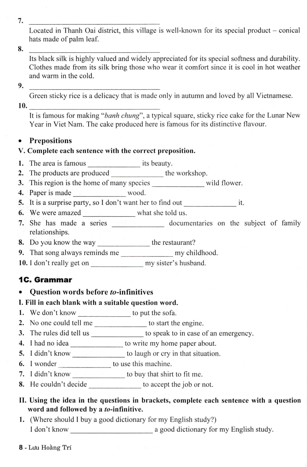Bài Tập Tiếng Anh 9 - Không Đáp Án (Dùng Kèm SGK Kết Nối Tri Thức Với Cuộc Sống) (HA)