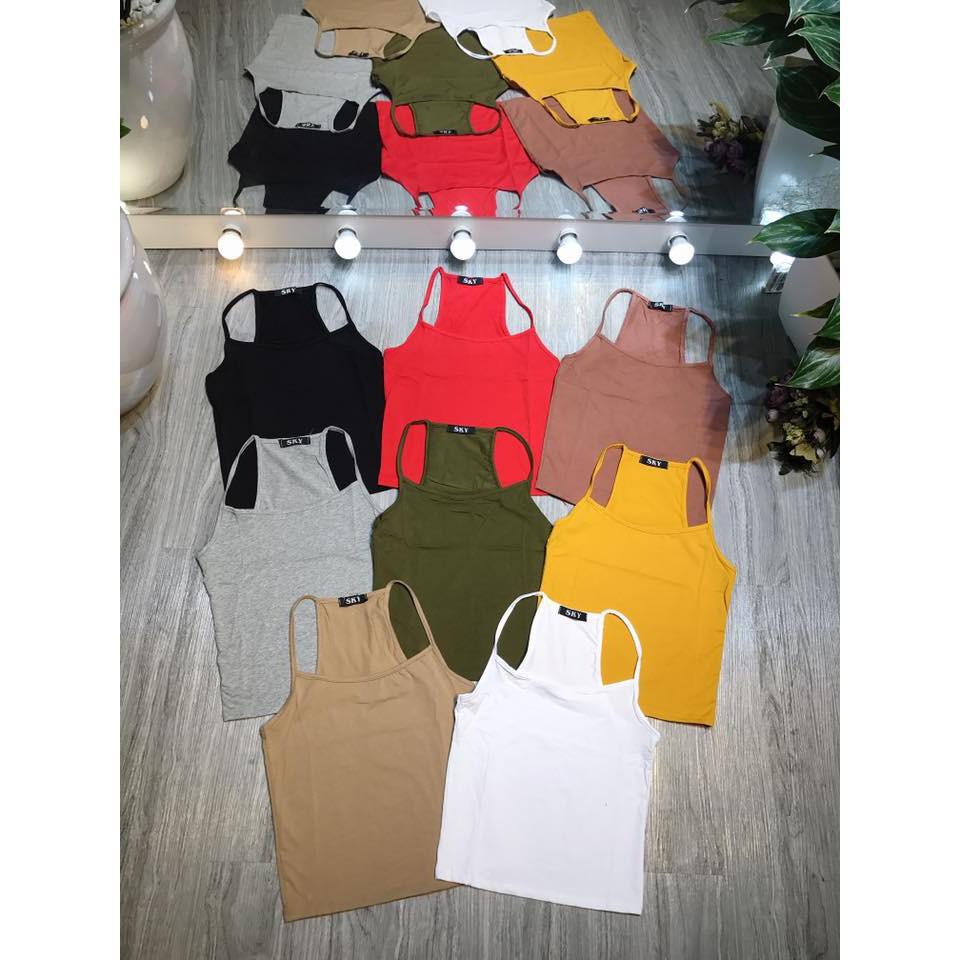 Áo 2 Dây Cotton Mới(Kèm Ảnh Thật Video)_Xưởng May Quang Anh