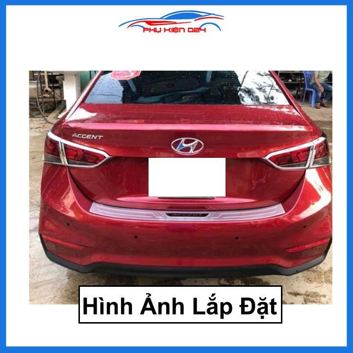 Ốp viền đèn pha hậu mạ crom Accent 2018-2019-2020-2021-2022 chống trầy trang trí bảo vệ xe