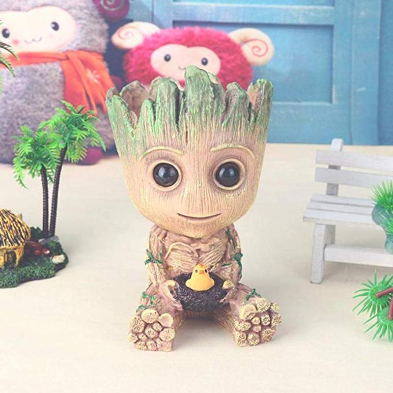MARVEL Chậu Cây Hình Nhân Vật Groot Trong Phim Vệ Binh Dải Ngân Hà