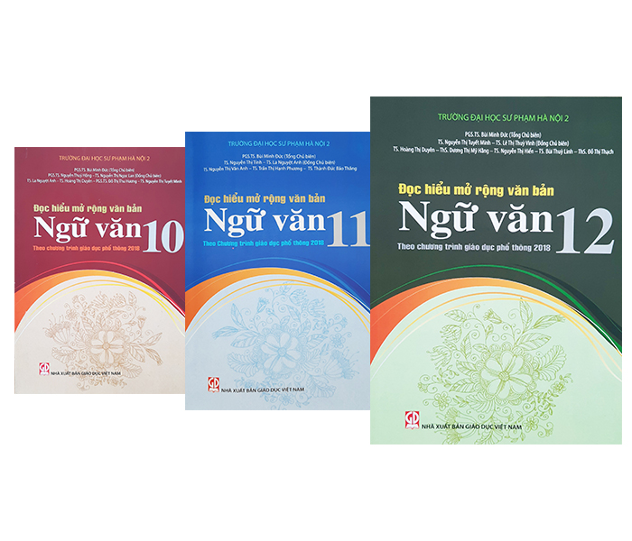 Sách Ngữ văn - Combo 3 quyển sách Đọc hiểu mở rộng văn bản Ngữ văn từ lớp 10 - 12 Theo Chương trình Giáo dục phổ thông 2018