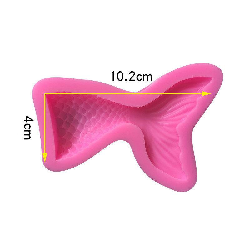 Chiếc Khuôn Silicon Nàng Tiên Cá Tự Làm Khuôn Nướng Bánh Bộ Silicone Bánh Kẹo Khuôn Socola Cho Kẹo Socola Fondant Đường Thủ Công bánh