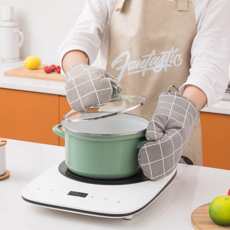 Găng tay làm bếp chống nóng phong cách tối giản