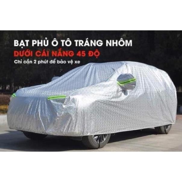 Bạt phủ tre xe oto tráng nhôm bạc cao cấp