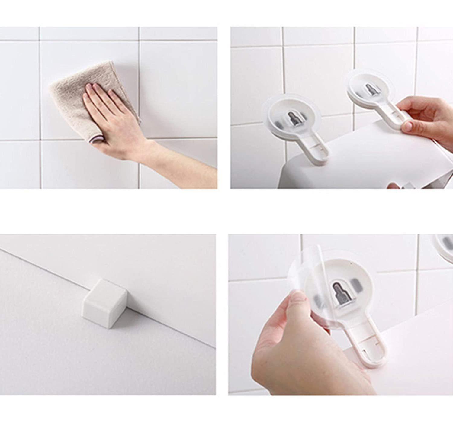 Lưu trữ nhà bếp bao gồm bao gồm nhà tổ chức bồn rửa treo nhân viên hỗ trợ bề mặt với 2 cốc hút