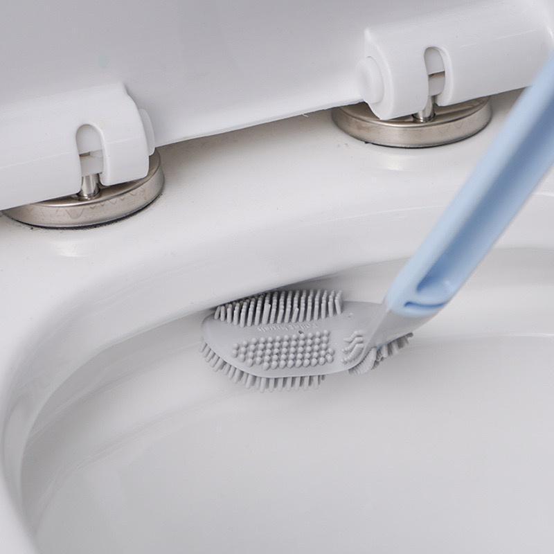 Cọ toilet silicon mẫu mới thông minh cọ rửa mọi ngóc ngách