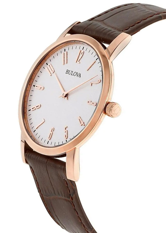 Đồng Hồ Nam Bulova Dây Da 97A106 - Mặt Trắng