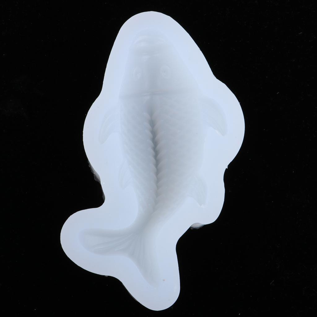 Fish Silicone Molds Mould for Soap, Ice Cube, Jello Shot, Chocolate, Polymer Clay, Plaster