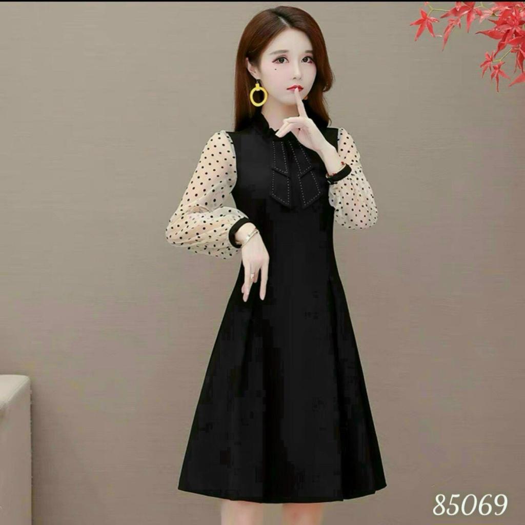 Đầm Xòe Nữ Dự Tiệc Cực Sang Trọng, Quyến Rũ, Quyền Lực, Tôn Dáng Cho Phái Đẹp TH