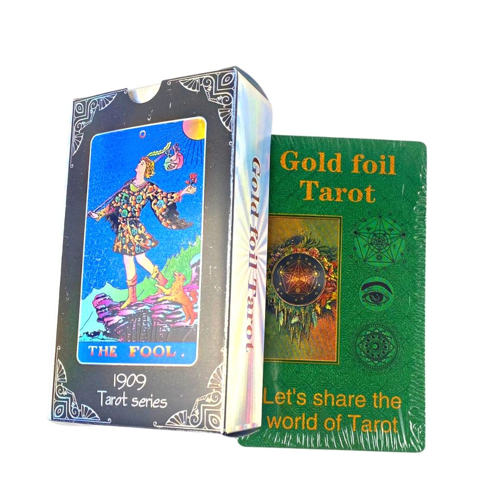 Bộ Bài The Fool 1909 Series Tarot Phiên Bản Cao Cấp,Thẻ Nhựa, Hộp Nhựa